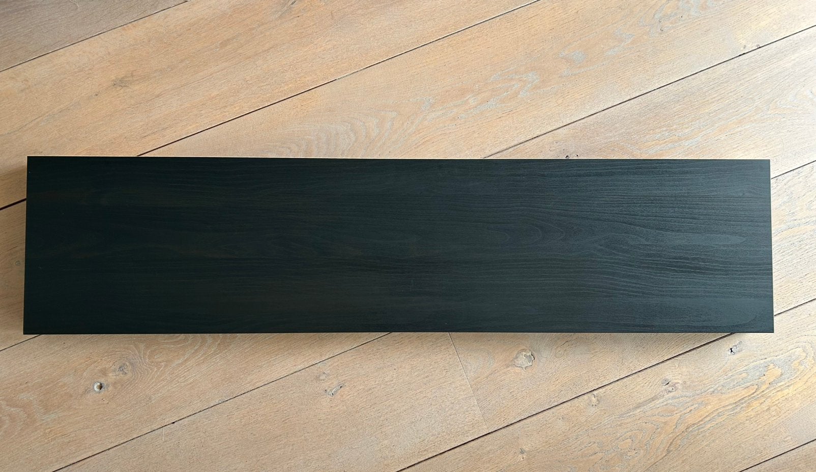 Ikea Lack wandplank zwartbruin met houtnerfstrucuur, Huis en Inrichting, Ophalen, Zo goed als nieuw