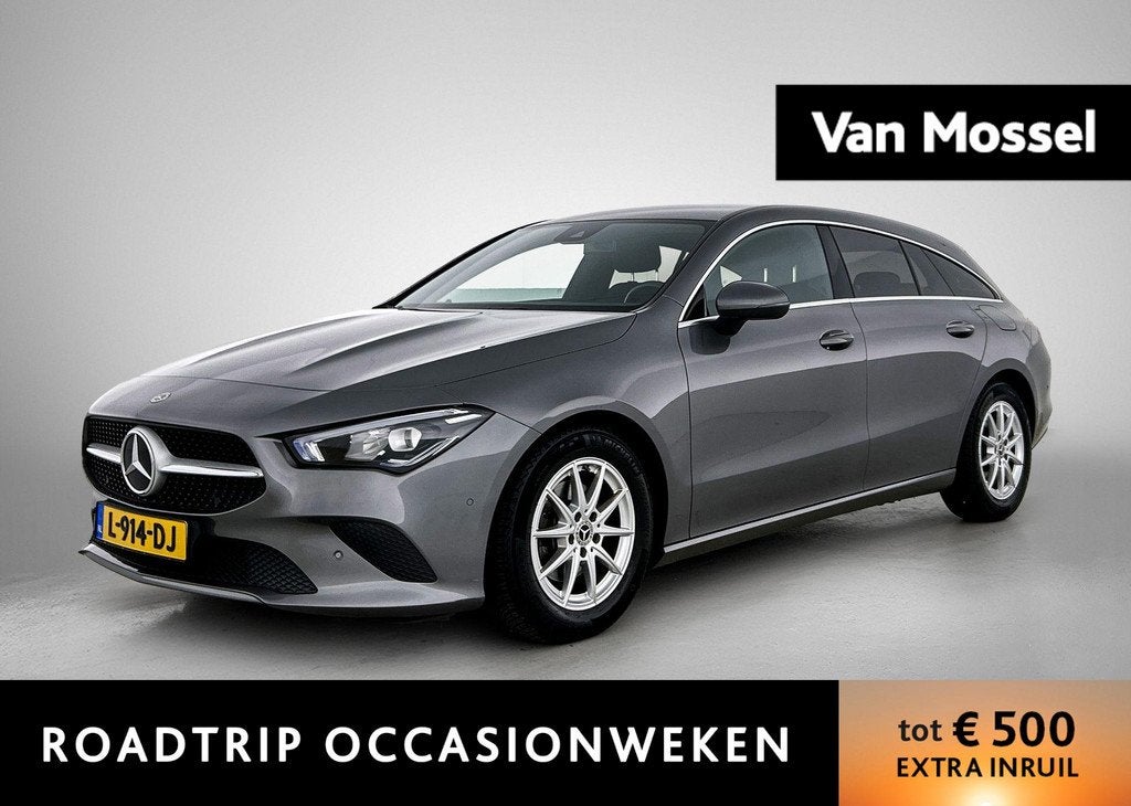 Mercedes-Benz CLA-klasse Shooting Brake 180 Business Solutio, Auto's, 136 pk, Gebruikt, 4 cilinders, Leder en Stof
