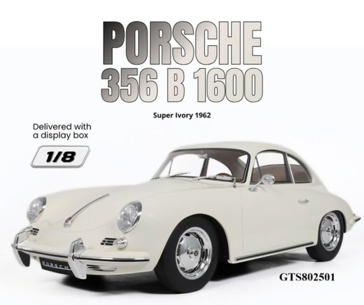 Porsche 356 B 1600 Super 1/8 - levering aan huis, Ophalen of Verzenden, Nieuw, 1:5 t/m 1:8, Auto