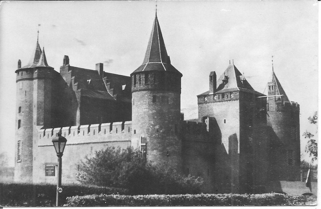Oude ansichtkaart Muiderslot, Muiden, Ophalen of Verzenden, 1960 tot 1980, Ongelopen, Noord-Holland