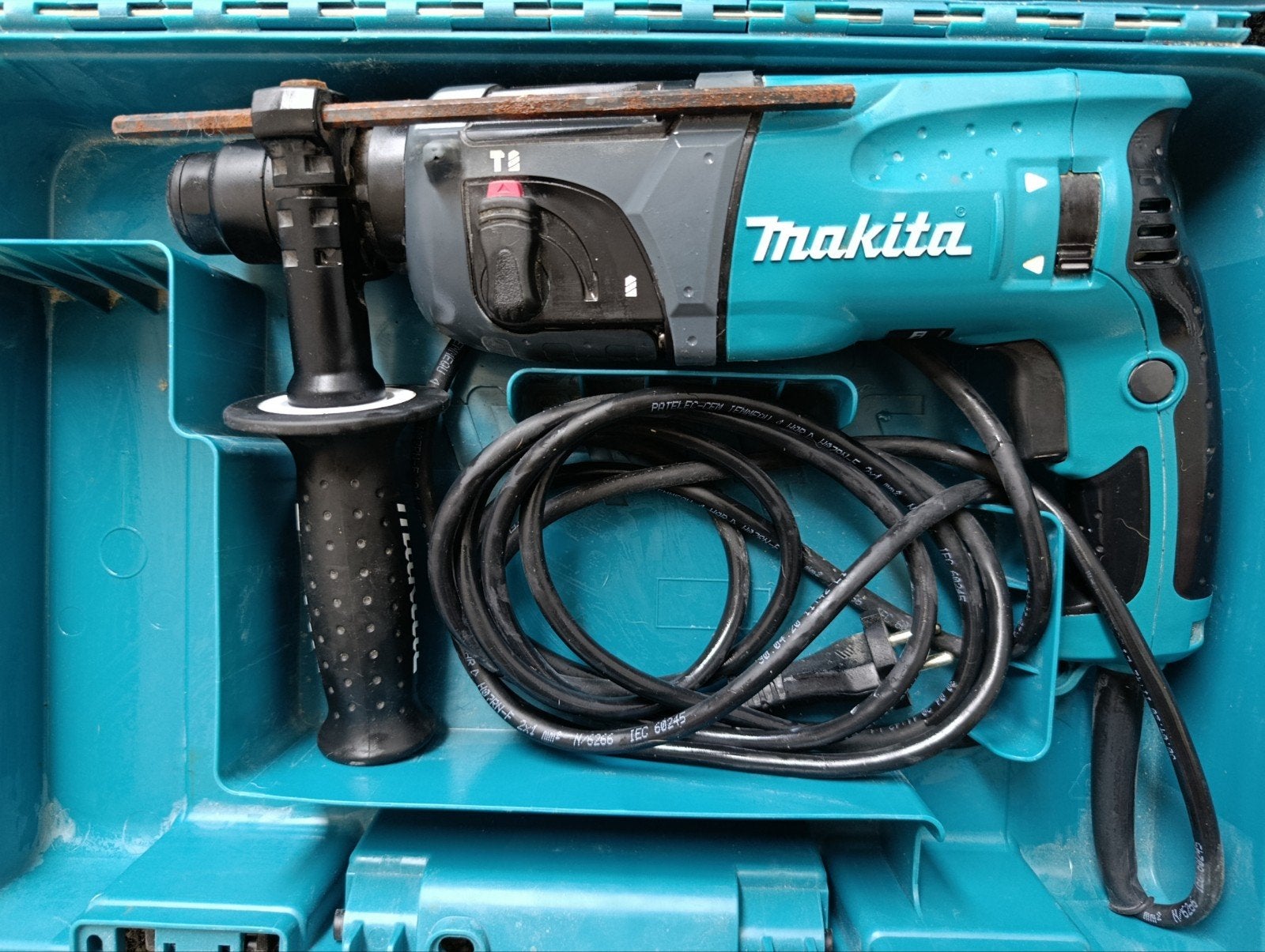 Makita HR2230 SDS-Plus Boorhamer - Zo goed als nieuw, 600 watt of meer, Boor- en/of Breekhamer, Ophalen of Verzenden, Zo goed als nieuw