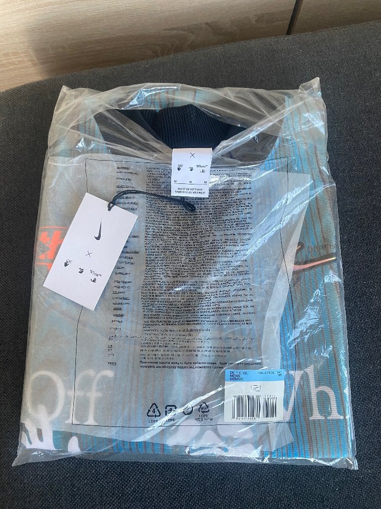 Nike x Off-White Allover Print Jersey Kelly Green, Kleding | Heren, Nike, Nieuw, Groen, Verzenden
