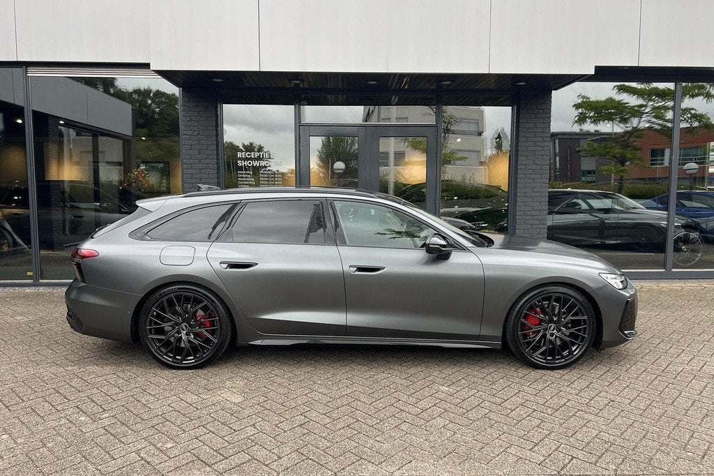 Audi A6 Avant ehybrid Quattro Tech Pro I Luchtv. I Mat PPF, Auto's, Audi, Automaat, Zwart, 4 cilinders, Leder