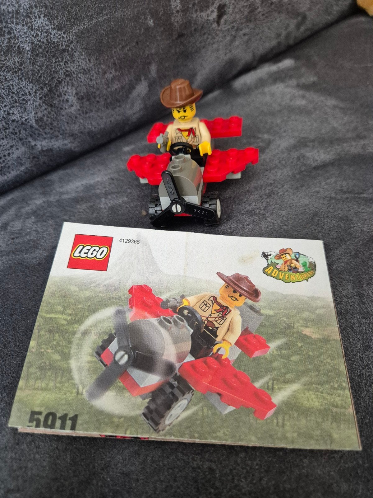 Lego Adventurers 5911 - Vliegende Machine met Minifiguur, Compleet, Gebruikt, Overige thema's, Lego