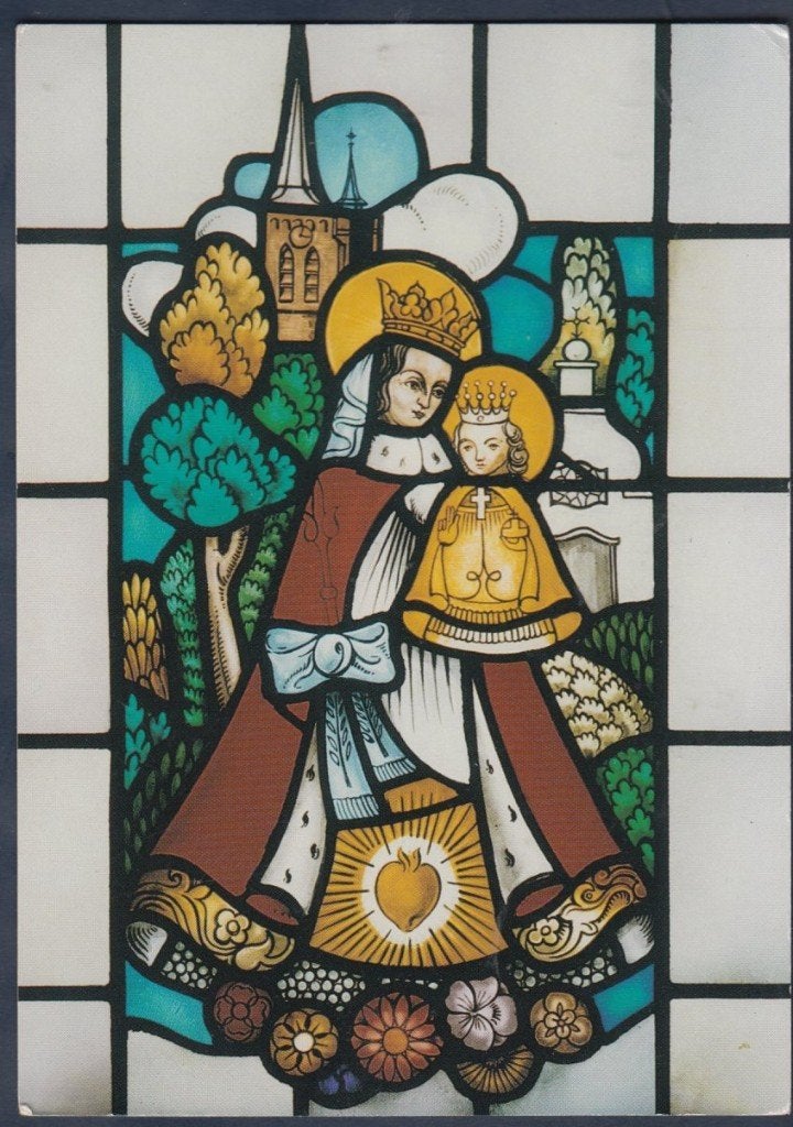 Raam Onze Lieve Vrouwe van Loon op Zand met Kerktoren en, Verzamelen, Ophalen of Verzenden, 1980 tot heden, Gelopen, Noord-Brabant