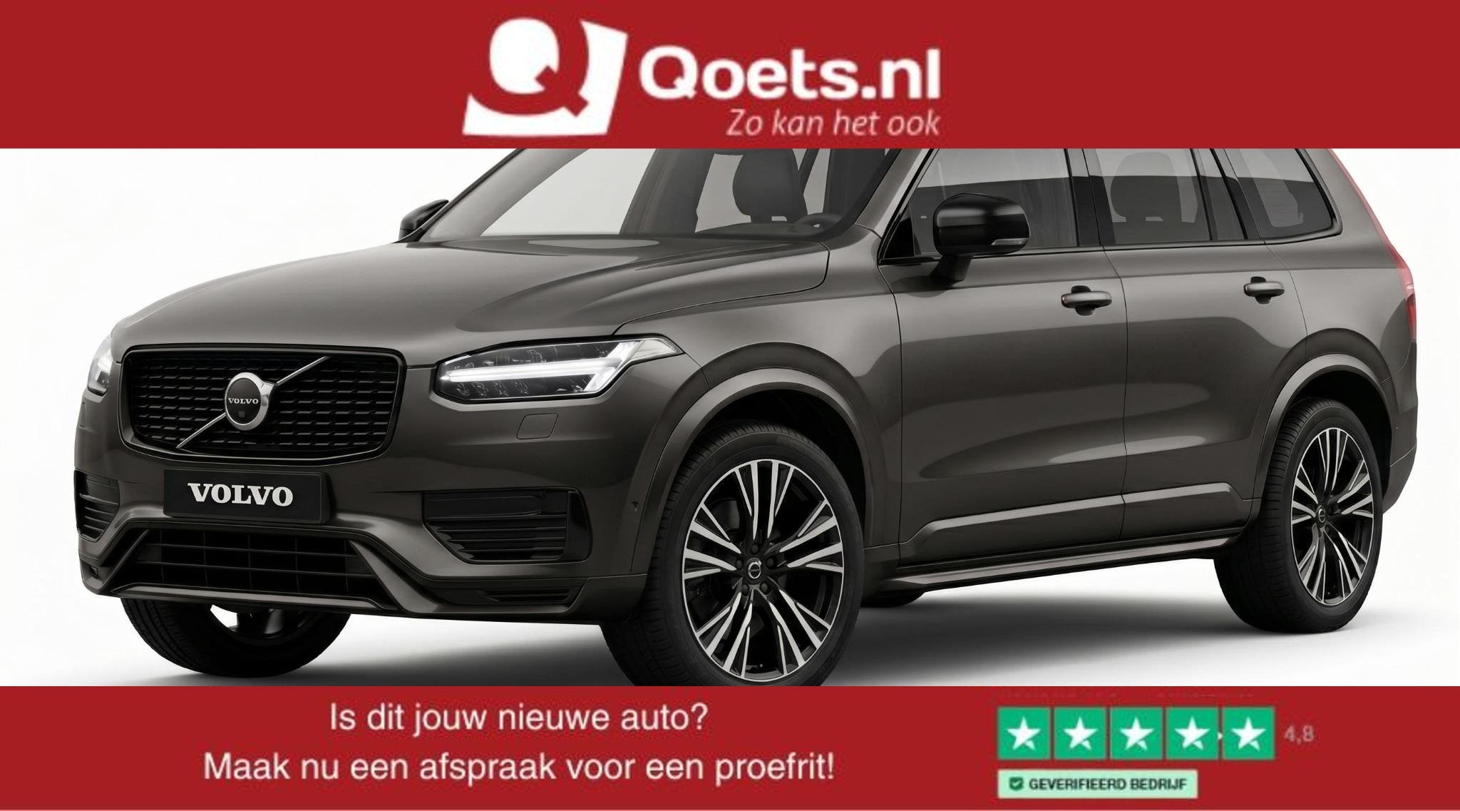 Volvo XC90 2.0 T8 Recharge AWD Plus Dark Trekhaak - Panorama, Dealer onderhouden, Gebruikt, 4 cilinders, 7 stoelen