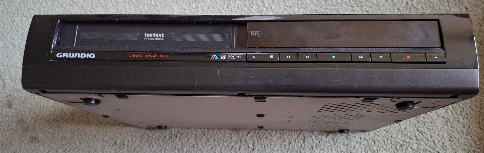 Vintage Grundig VS 720 VPT VHS-videorecorder, Ophalen, Gebruikt, VHS-speler of -recorder