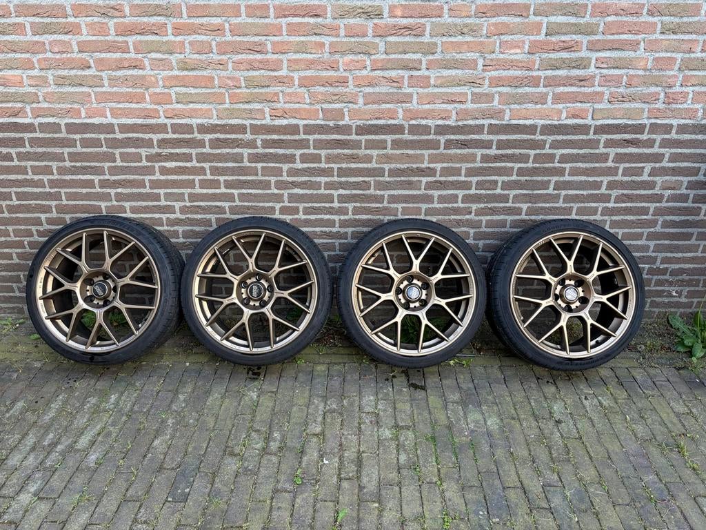 BBS XR Bronze velgen || 19 inch || 5x120 ||Goodyear ZGAN, Auto diversen, Autosport-onderdelen, Ophalen, Gebruikt