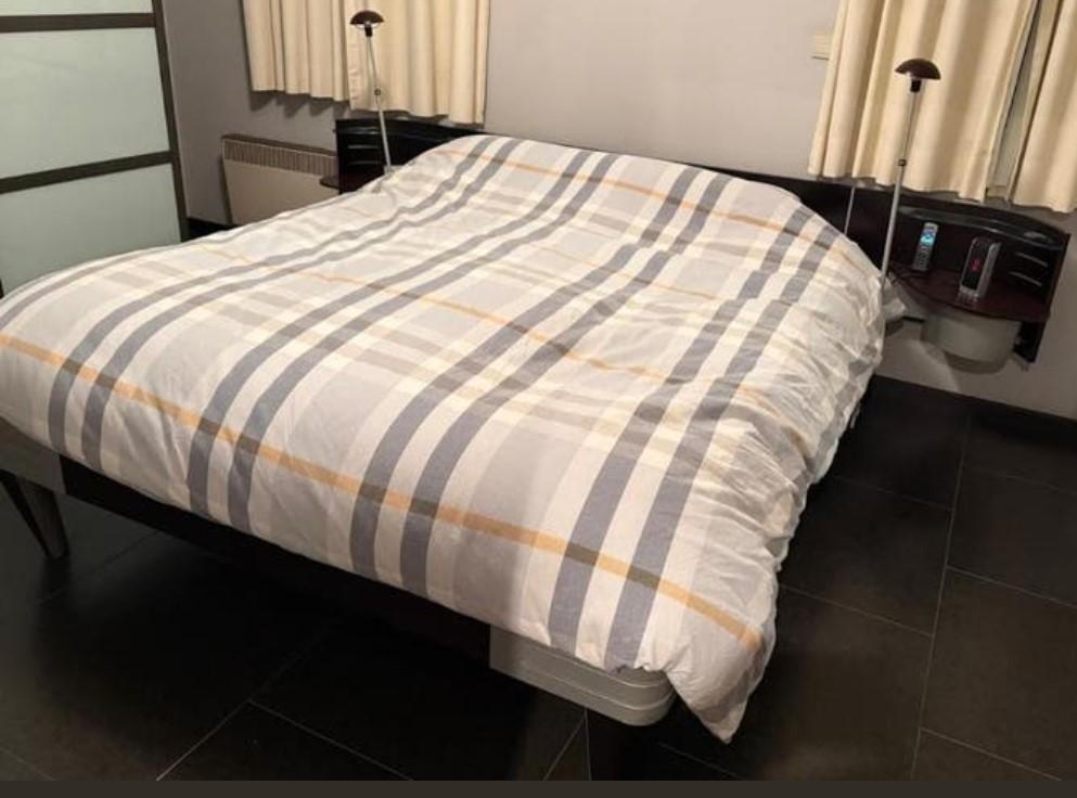 Auping Next model bed 160x200 cm, Huis en Inrichting, Slaapkamer | Bedden, Ophalen, Gebruikt, Bruin, Tweepersoons