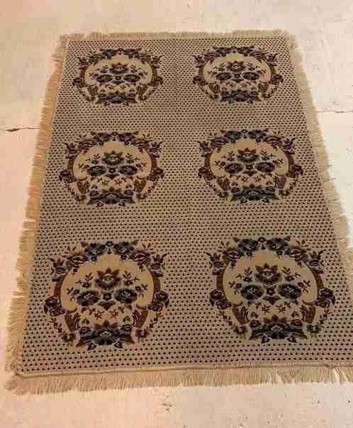 Vintage velvet gobelin style grand foulard 200/140, Huis en Inrichting, Djt@dejuistetoon.eu, Ophalen of Verzenden, Zo goed als nieuw