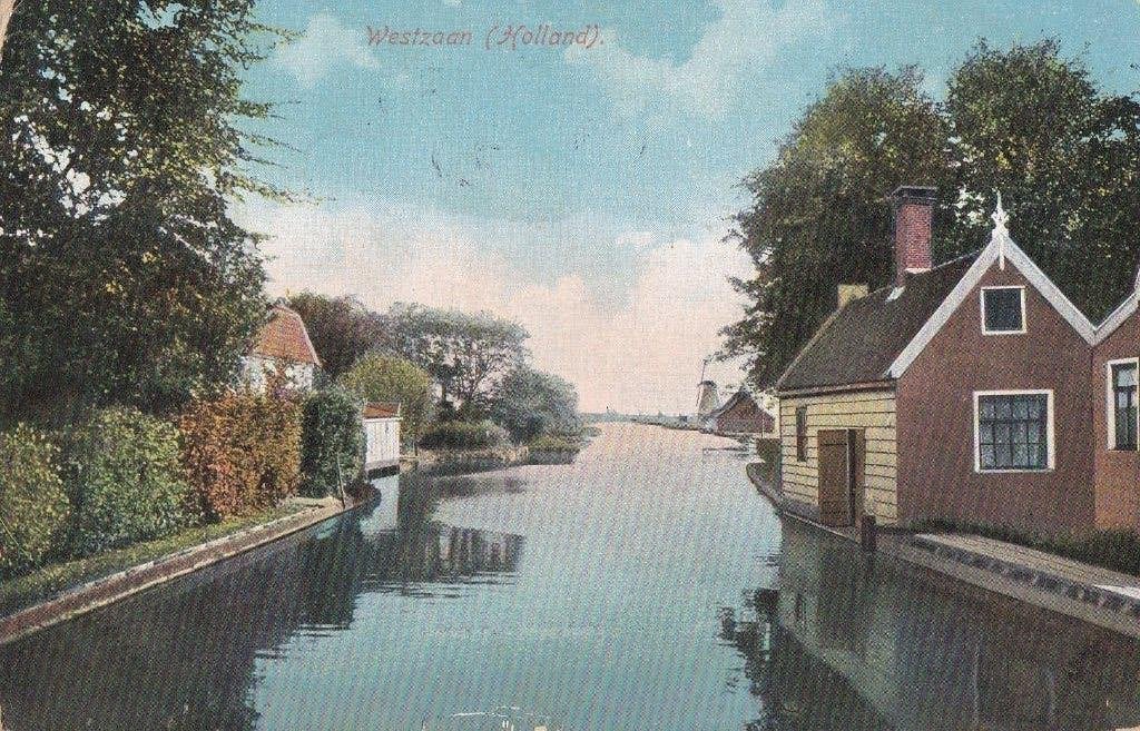 westzaan  hollands  1915  reclame cacao, Ophalen of Verzenden, Voor 1920, Noord-Brabant