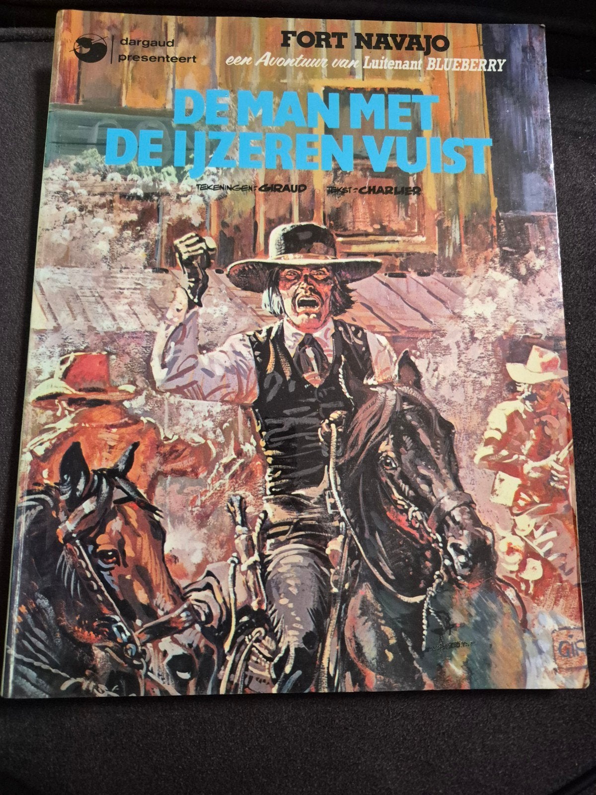 Luitenant Blueberry - De Man Met De IJzeren Vuist (1978), Eén stripboek, Ophalen of Verzenden, Gelezen