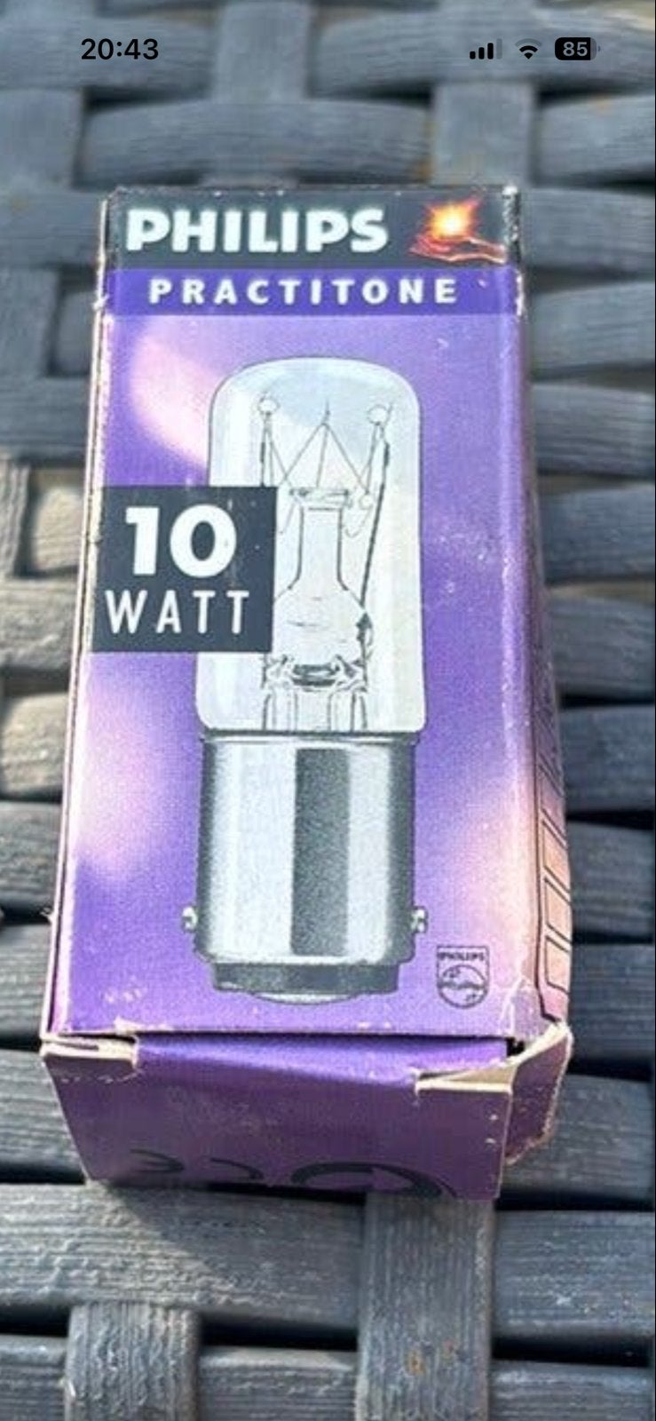 Philips Practitone 10 Watt Gloeilamp, Ophalen of Verzenden