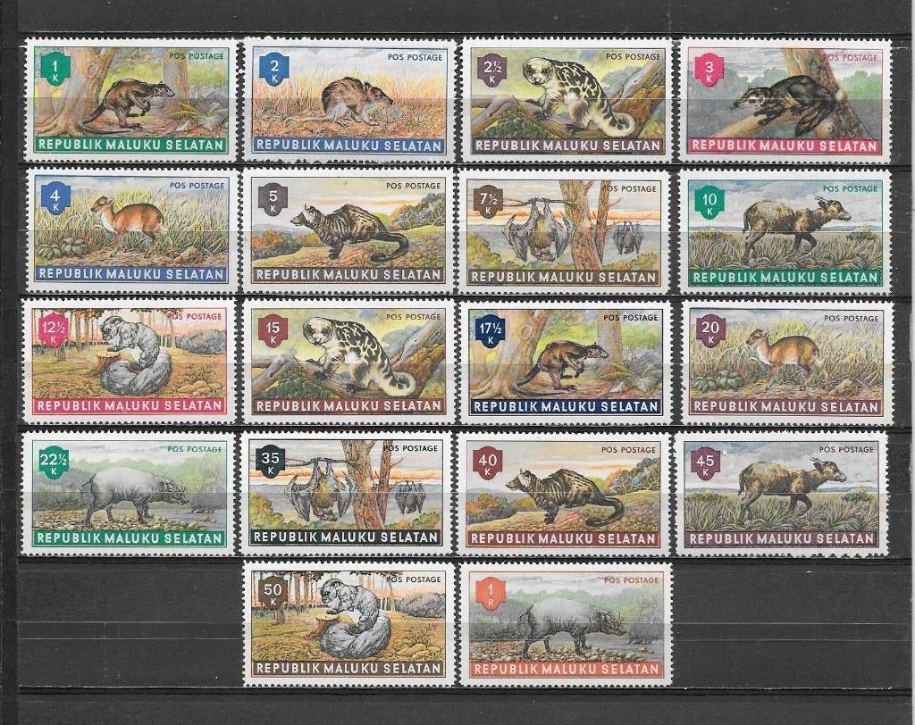 Republik Maluku Selantan dieren, Ophalen of Verzenden, Postfris, Oost-Azië