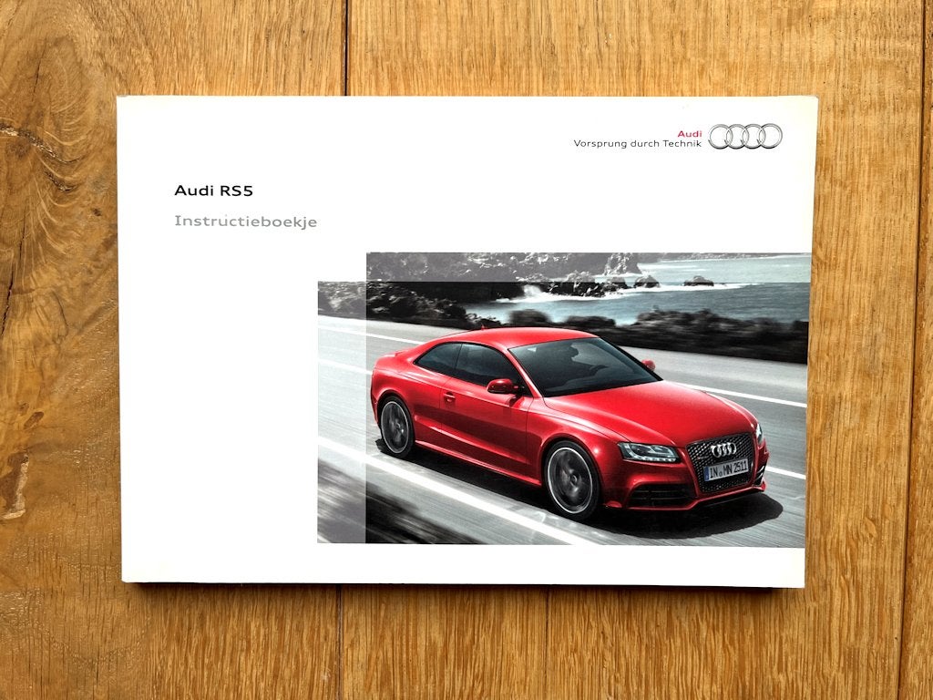 Audi RS5 Coupé NL instructieboekje handleiding origineel, Ophalen of Verzenden