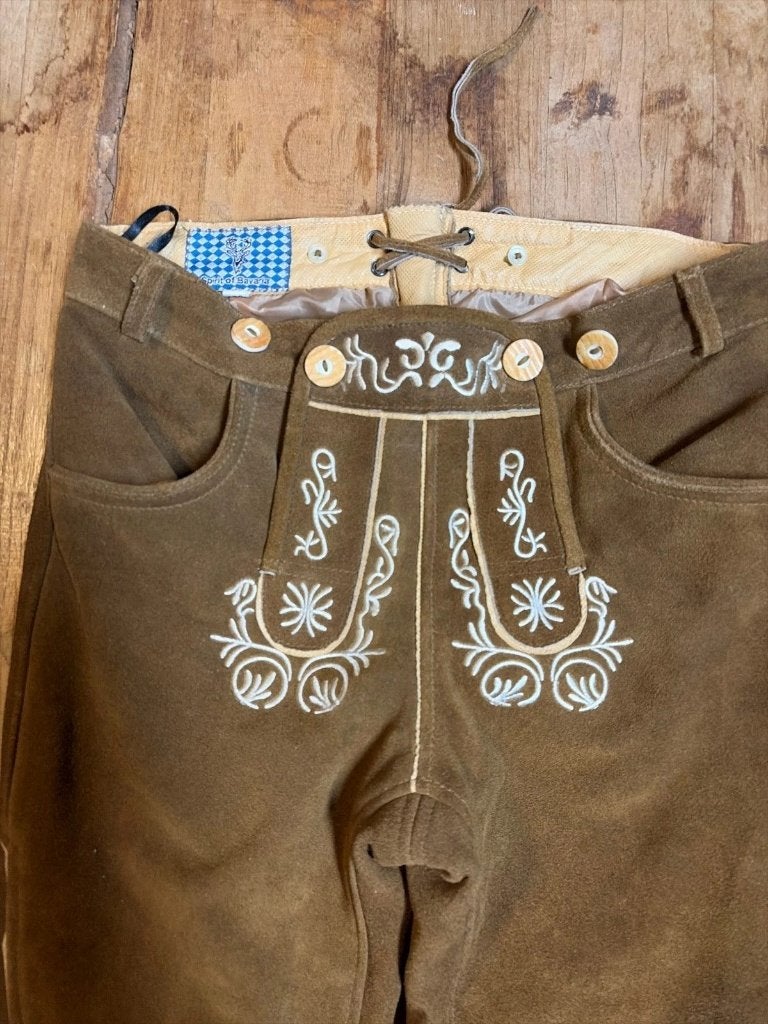 Originele Lederhosen dames maat 38, Maat 38/40 (M), Carnaval, Spirit of Bavaria, Djt@dejuistetoon.eu