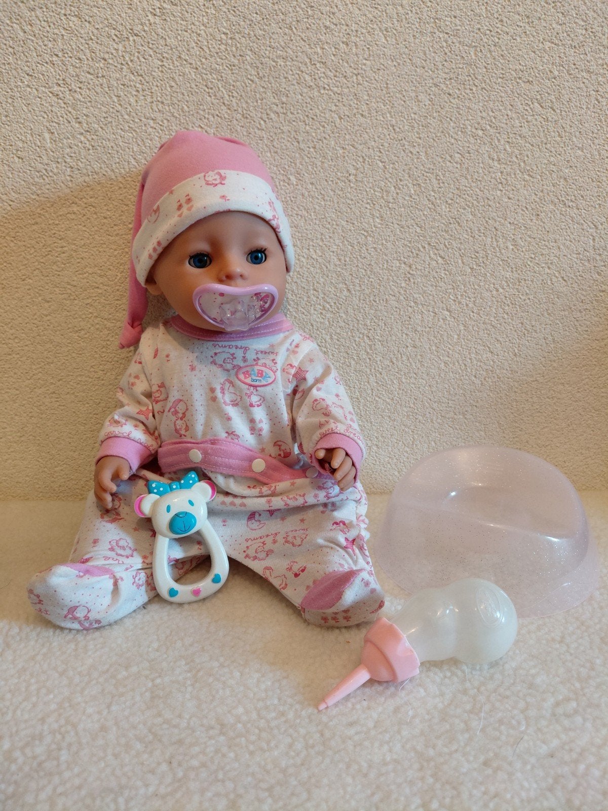 Leuke Baby Born Pop met Spulletjes 🍼🩷, Ophalen of Verzenden, Gebruikt, Babypop