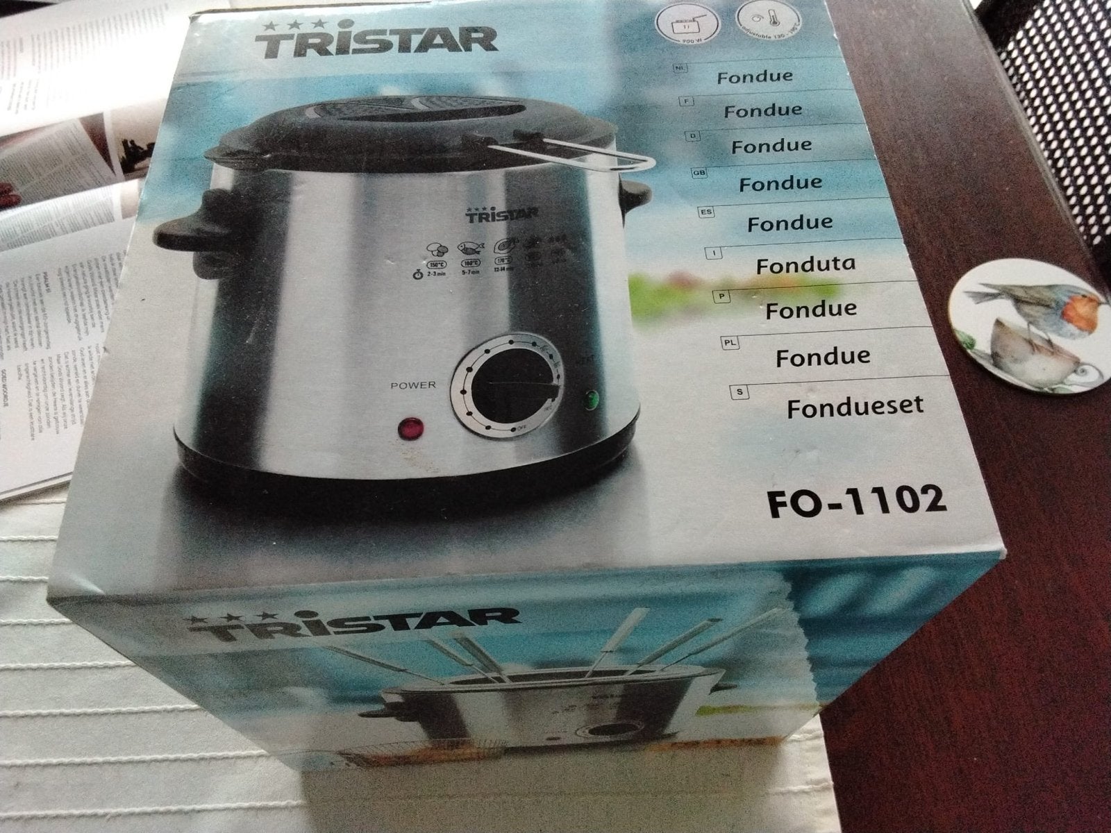 Tristar Fondue / Friteuse FO-1102 - Nieuw in doos, Ophalen, Nieuw, Elektrisch, Fondueset