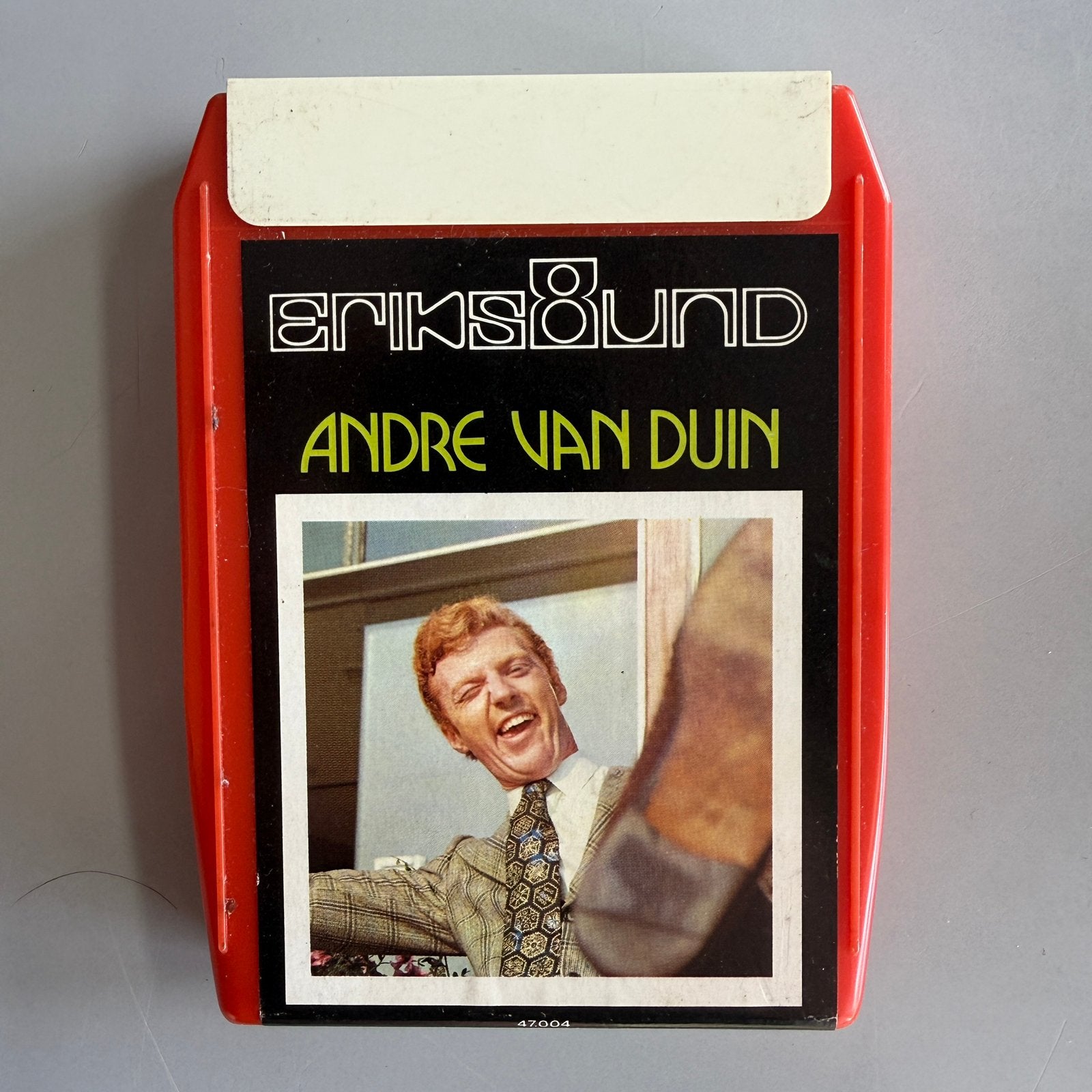 8-track tape cassette van André van Duin CNR / Eriksound, 1 bandje, Ophalen of Verzenden, Zo goed als nieuw, Voorbespeeld