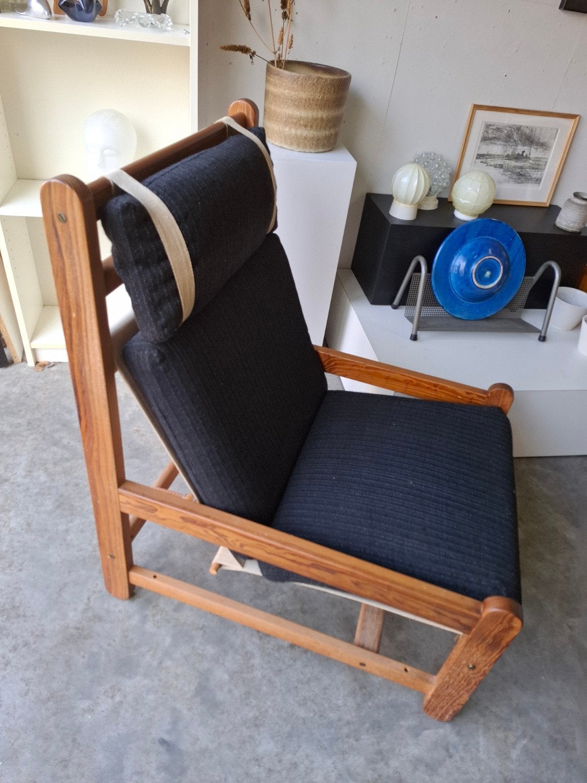 Vintage fauteuil stoel Deens retro design, Ophalen, Gebruikt, X, X