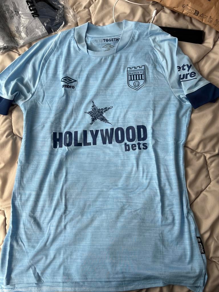 Origineel Brentford FC voetbalshirt - Maat M, Ophalen of Verzenden, Gedragen, Maat 48/50 (M), Blauw