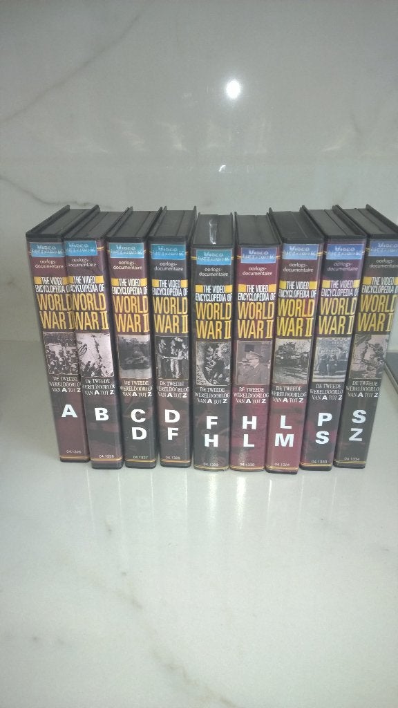 VHS : Wereldoorlog 2 - encyclopedie, Cd's en Dvd's, Alle leeftijden, Ophalen of Verzenden, Zo goed als nieuw, Documentaire
