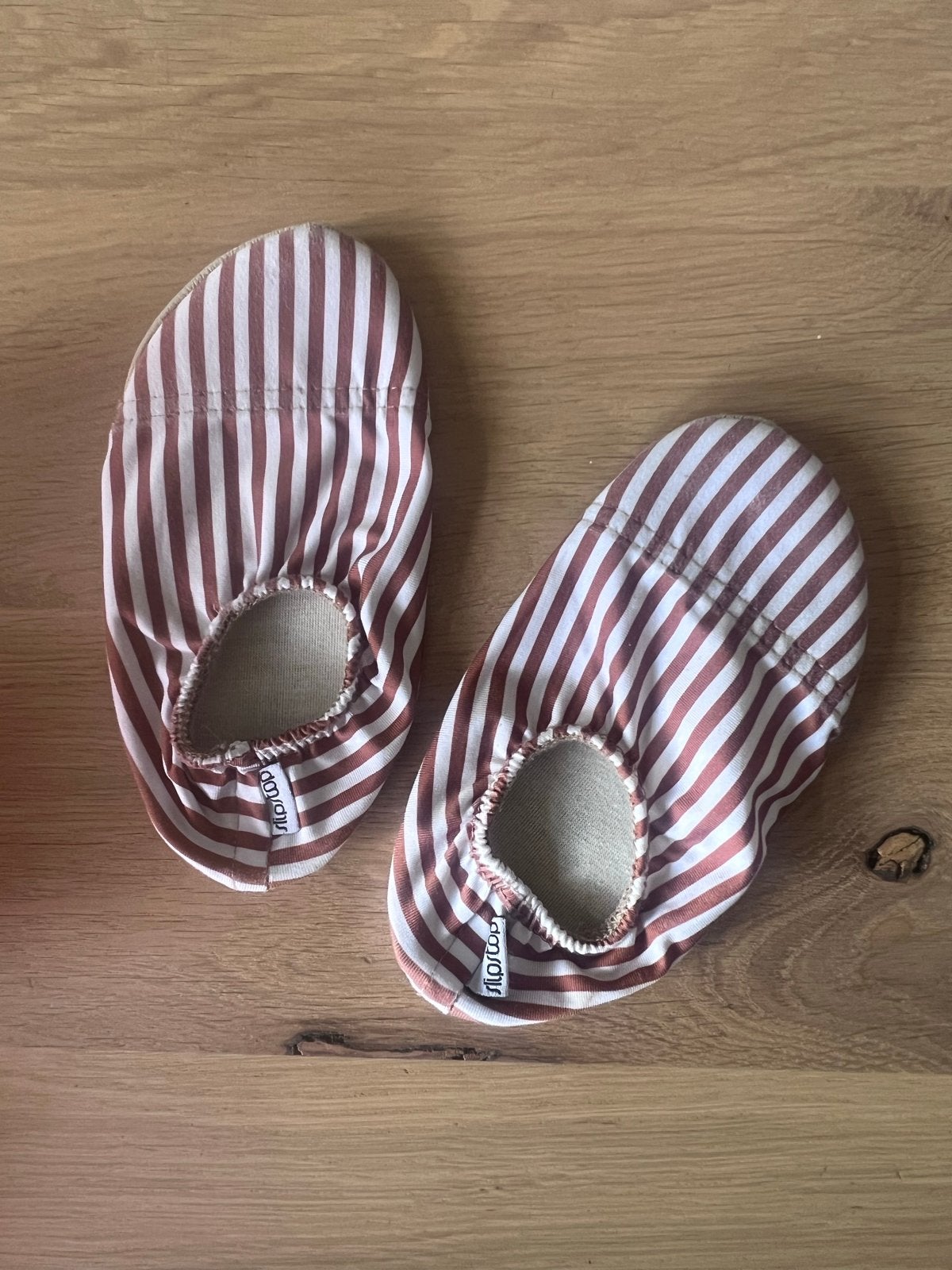Slipstop Cognac Stripe waterschoentjes maat s 24-26, Ophalen of Verzenden, Gebruikt, Jongen of Meisje, Zwemschoenen