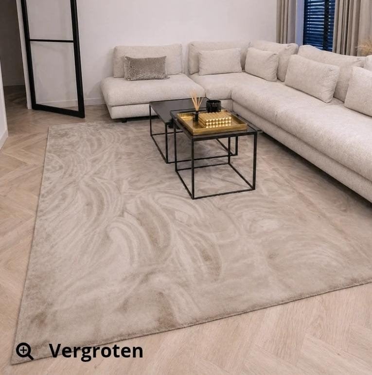 Zacht Vloerkleed - Floorpassion - NIEUW, Huis en Inrichting, Ophalen, Crème, 200 cm of meer, Modern