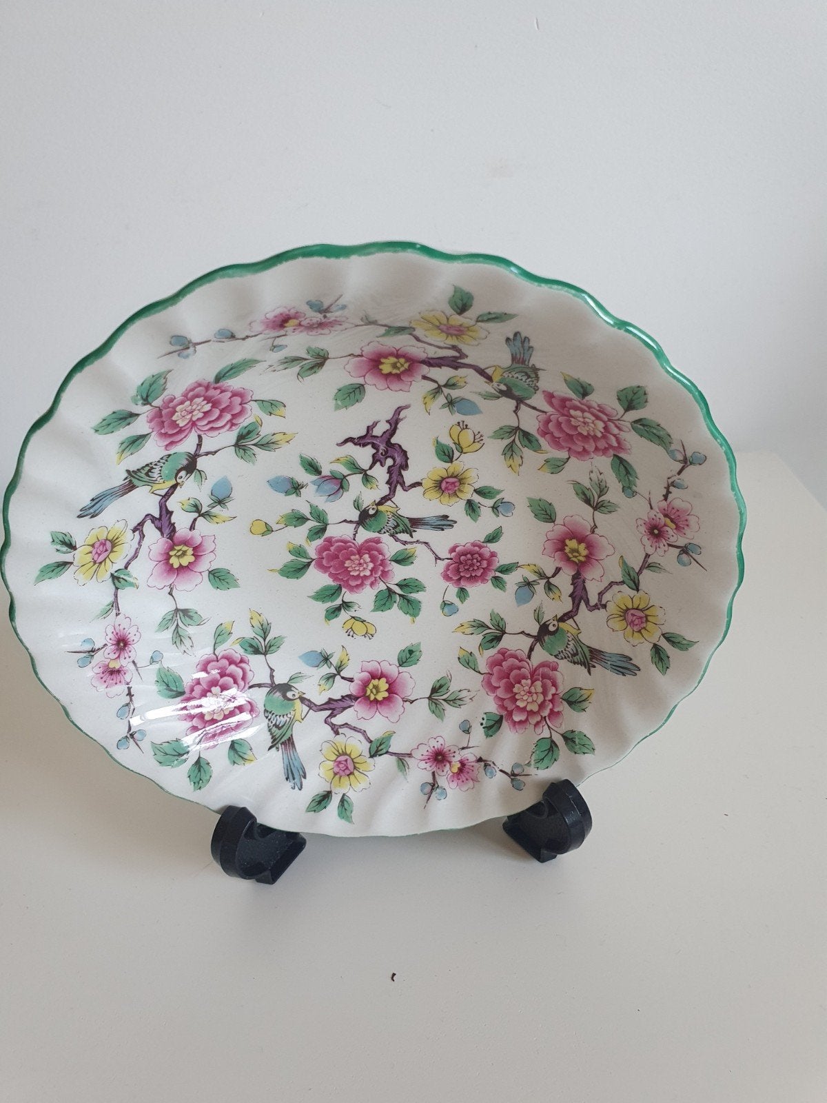 Old Foley , CHinese Rose bord 14,5 cm, Ophalen of Verzenden