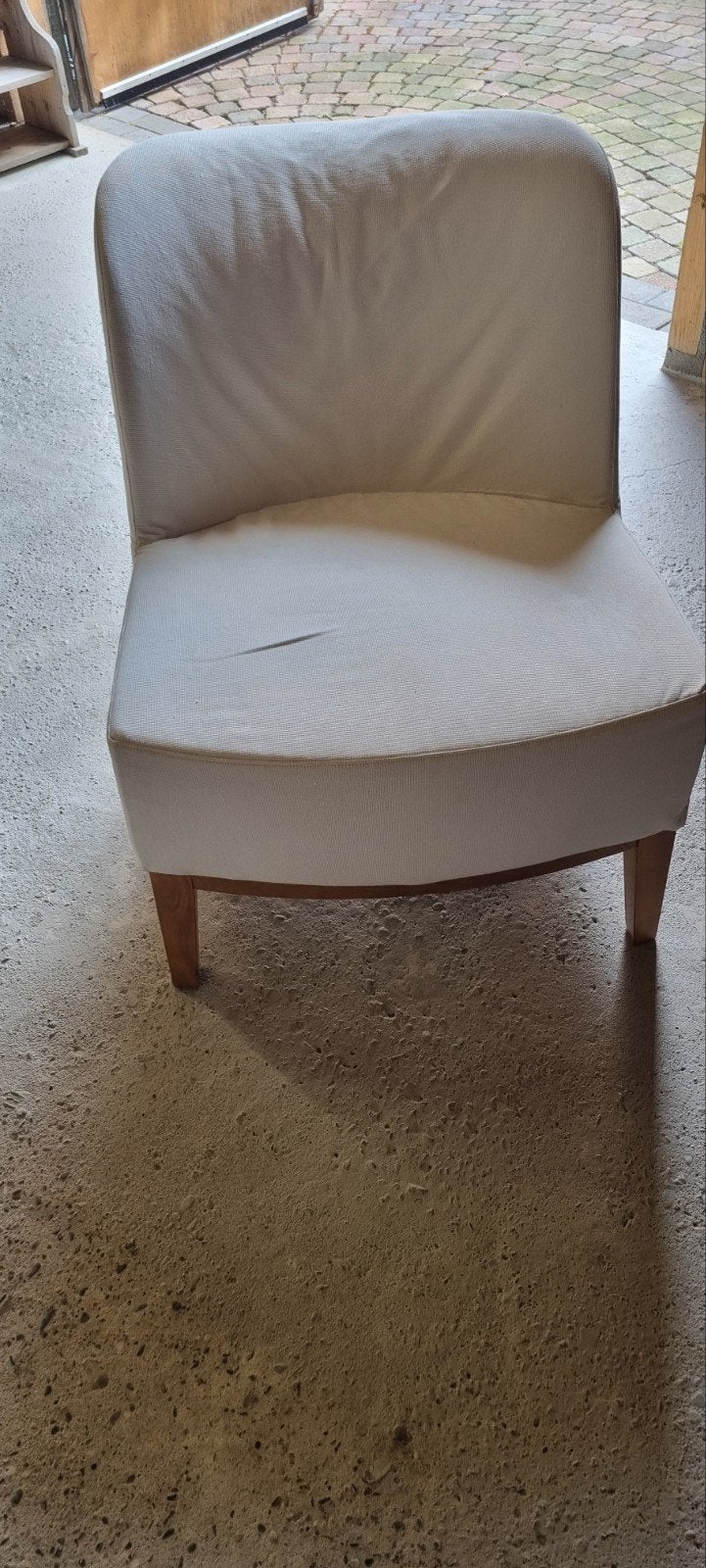 Gebruikte IKEA Stockholm stoel - Crème, Ophalen, Gebruikt, Overige kleuren, Stof