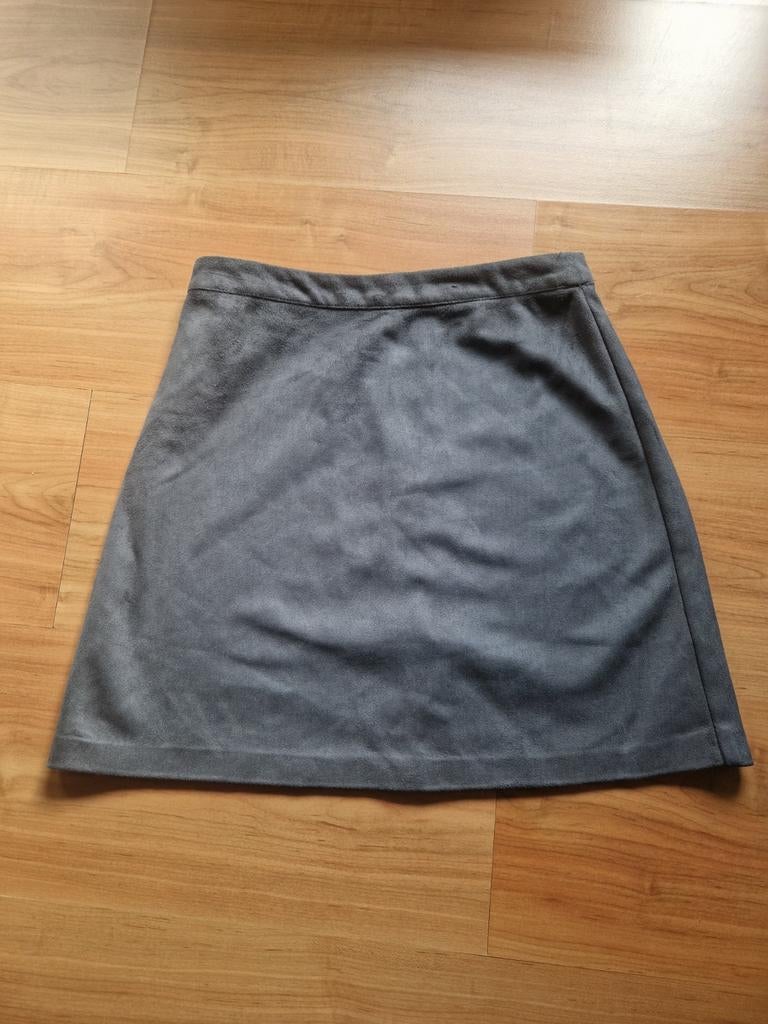 Primark suède look rokje maat 36, Primark, Ophalen of Verzenden, Maat 36 (S), Grijs