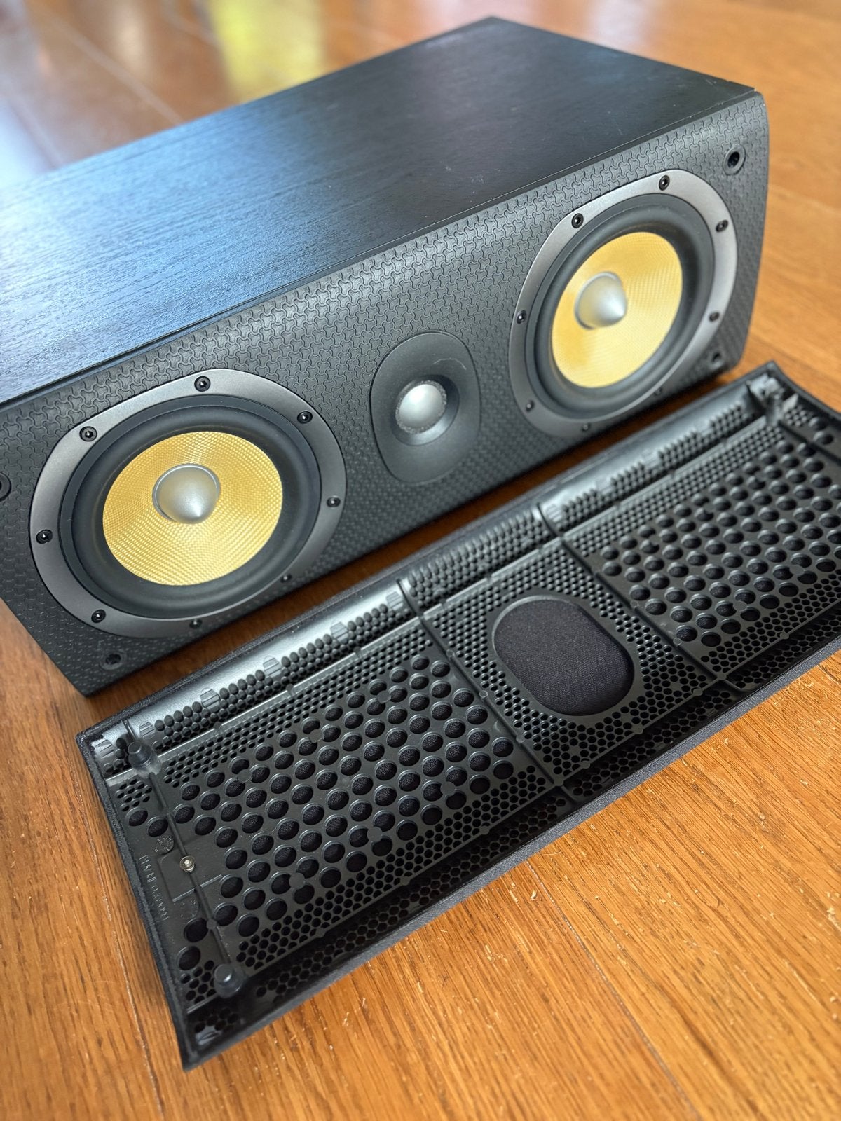 B&W LCR60 S3 Center Speaker - Zwart, Ophalen, Gebruikt, 60 tot 120 watt, Bowers & Wilkins (B&W)