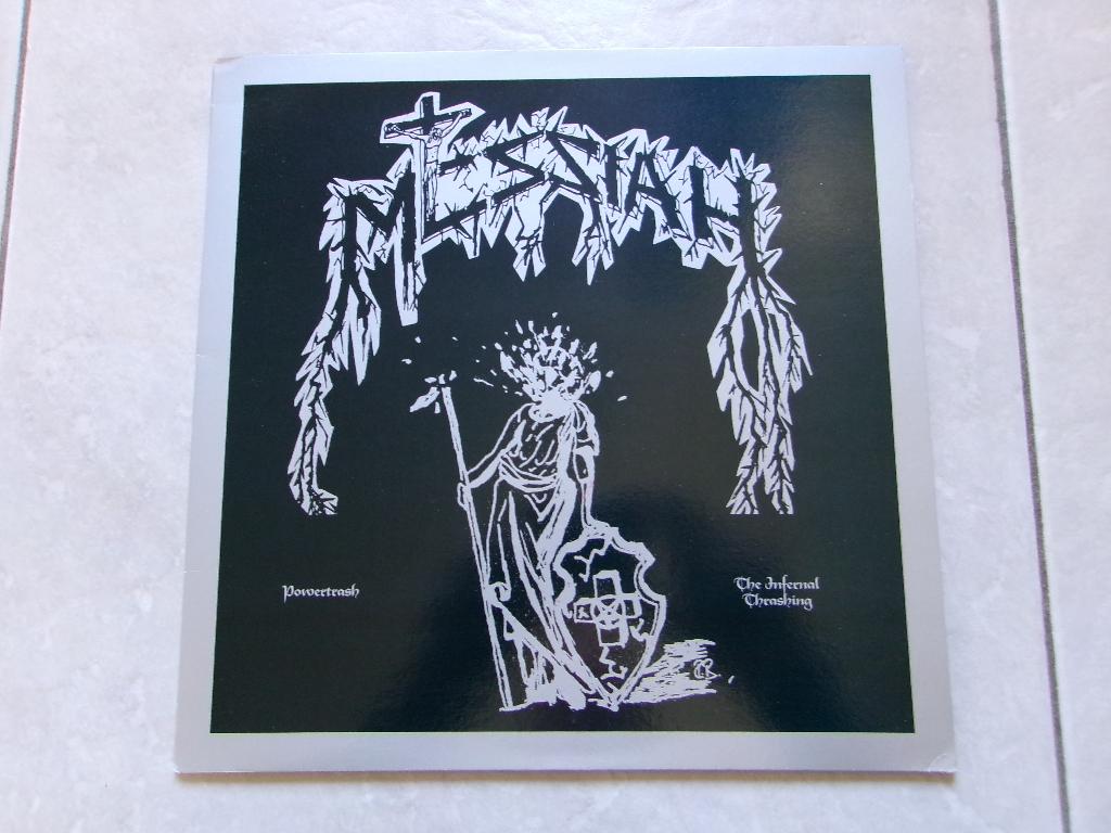 MESSIAH - powertrash/ the infernal thrashing LP, Cd's en Dvd's, Vinyl | Hardrock en Metal, Ophalen of Verzenden, Gebruikt