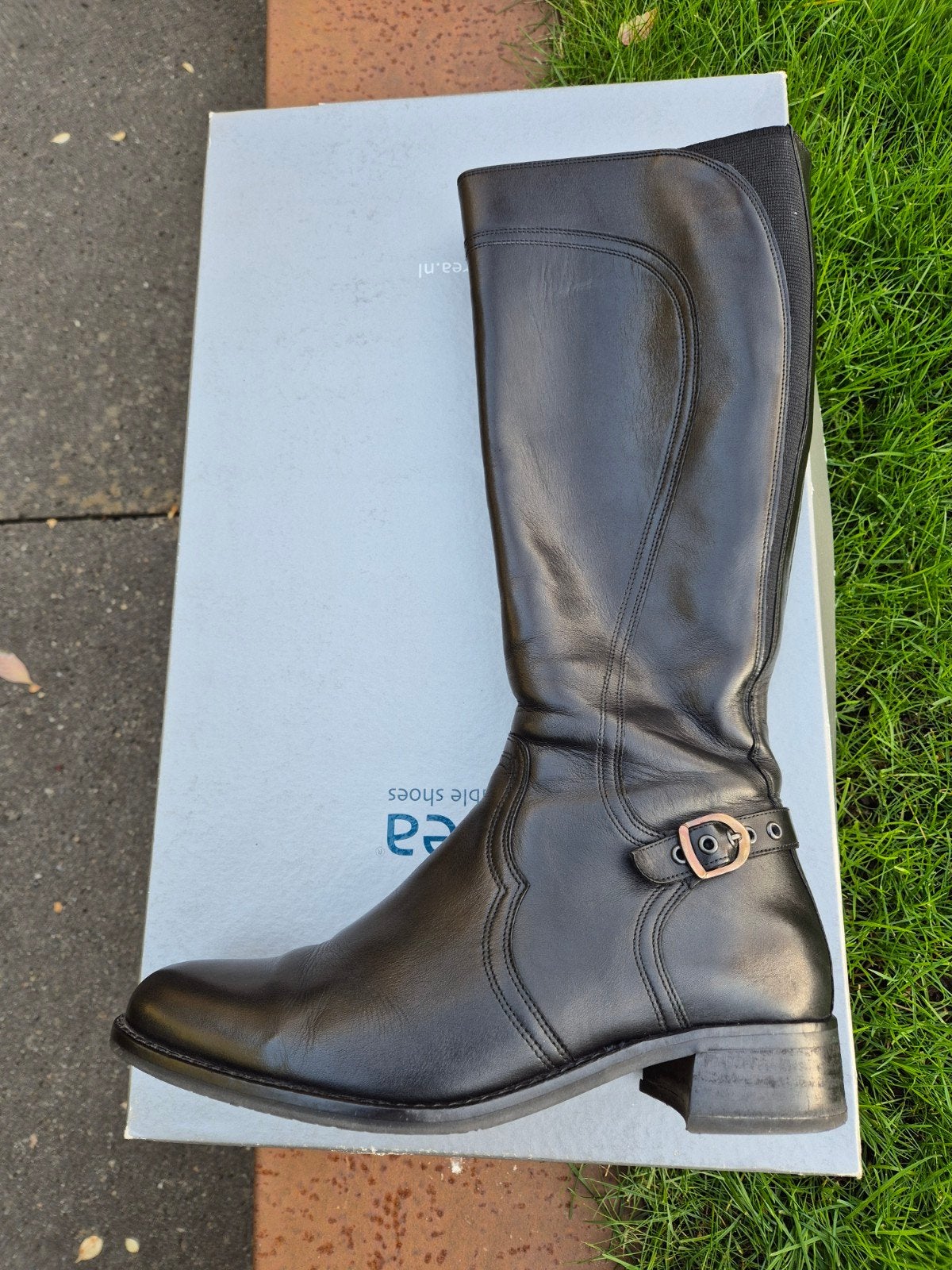 Durea laarzen; maat 37,5; breedte H; kleur zwart, Kleding | Dames, Schoenen, Hoge laarzen, Durea, Zwart, Ophalen of Verzenden