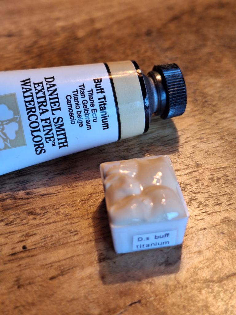 Daniel Smith Buff Titanium aquarelverf ½ napje, Ophalen of Verzenden