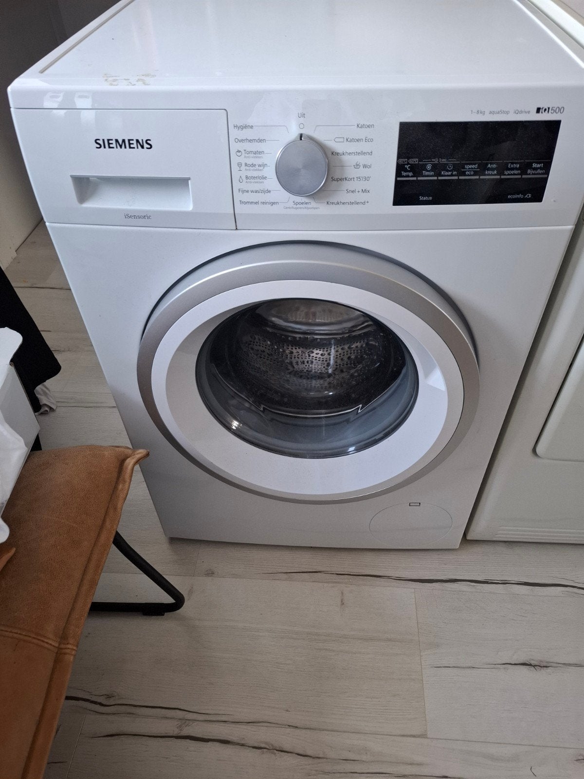 Siemens wasmachine, Ophalen, Gebruikt, Voorlader, 85 tot 90 cm