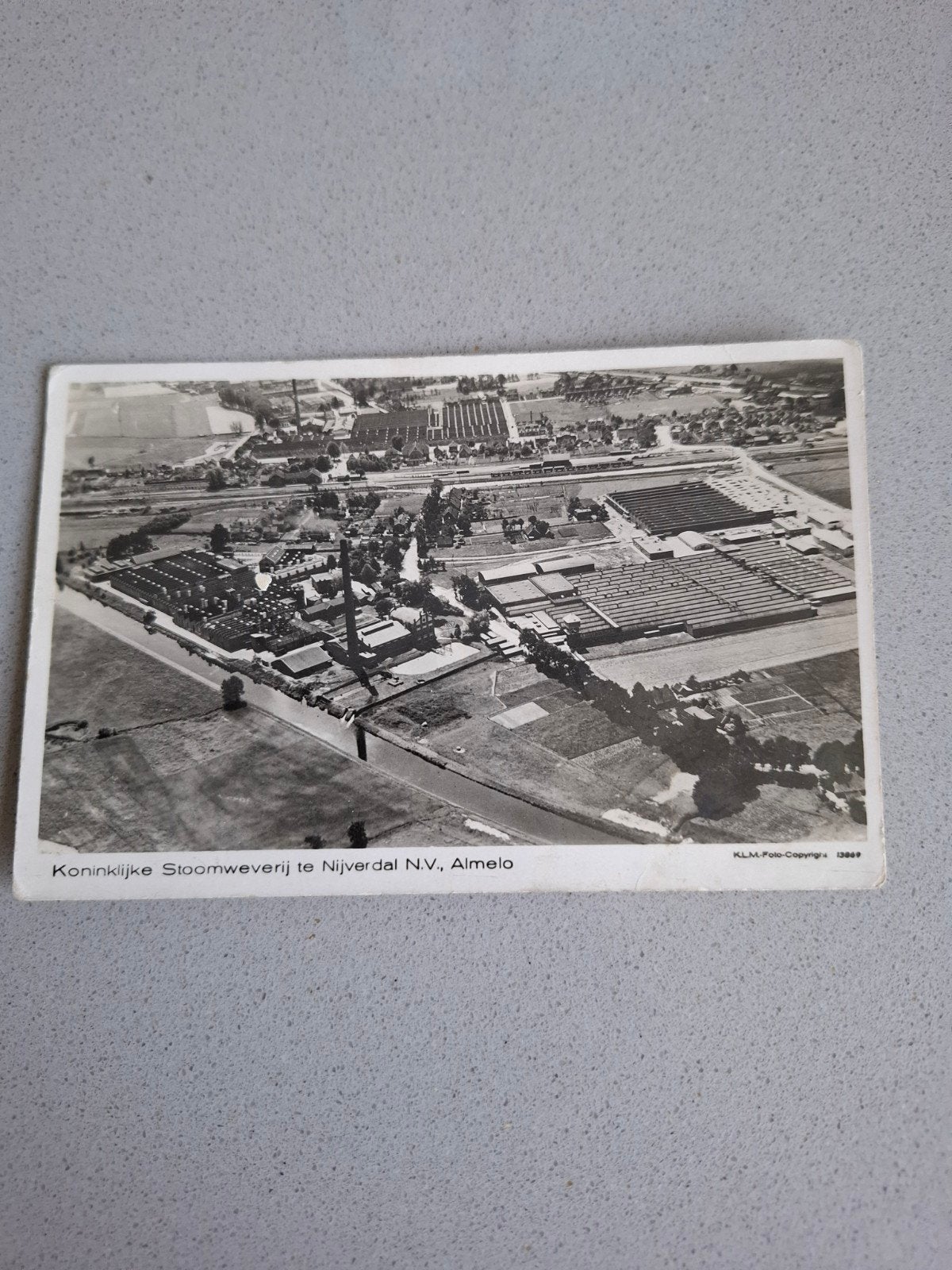 Oude Ansichtkaart Koninklijke Stoomweverij Nijverdal Almelo, Verzamelen, Ophalen, 1920 tot 1940, Gelopen, Overijssel