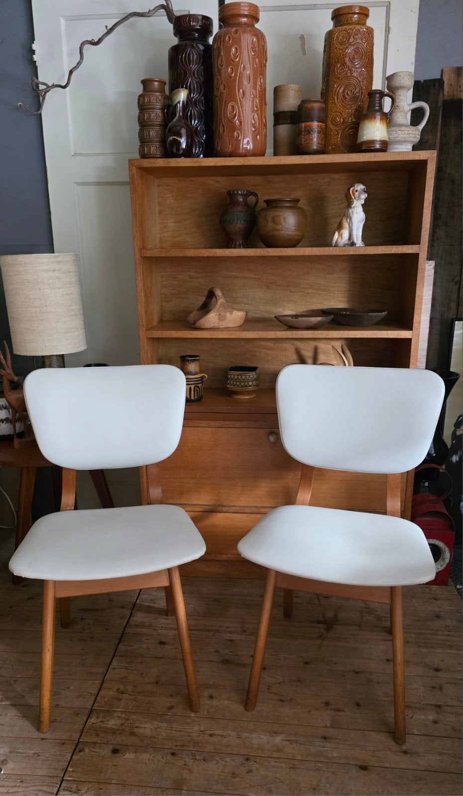vintage stoelen/retro chairs mid century, Ophalen, Huis en Inrichting