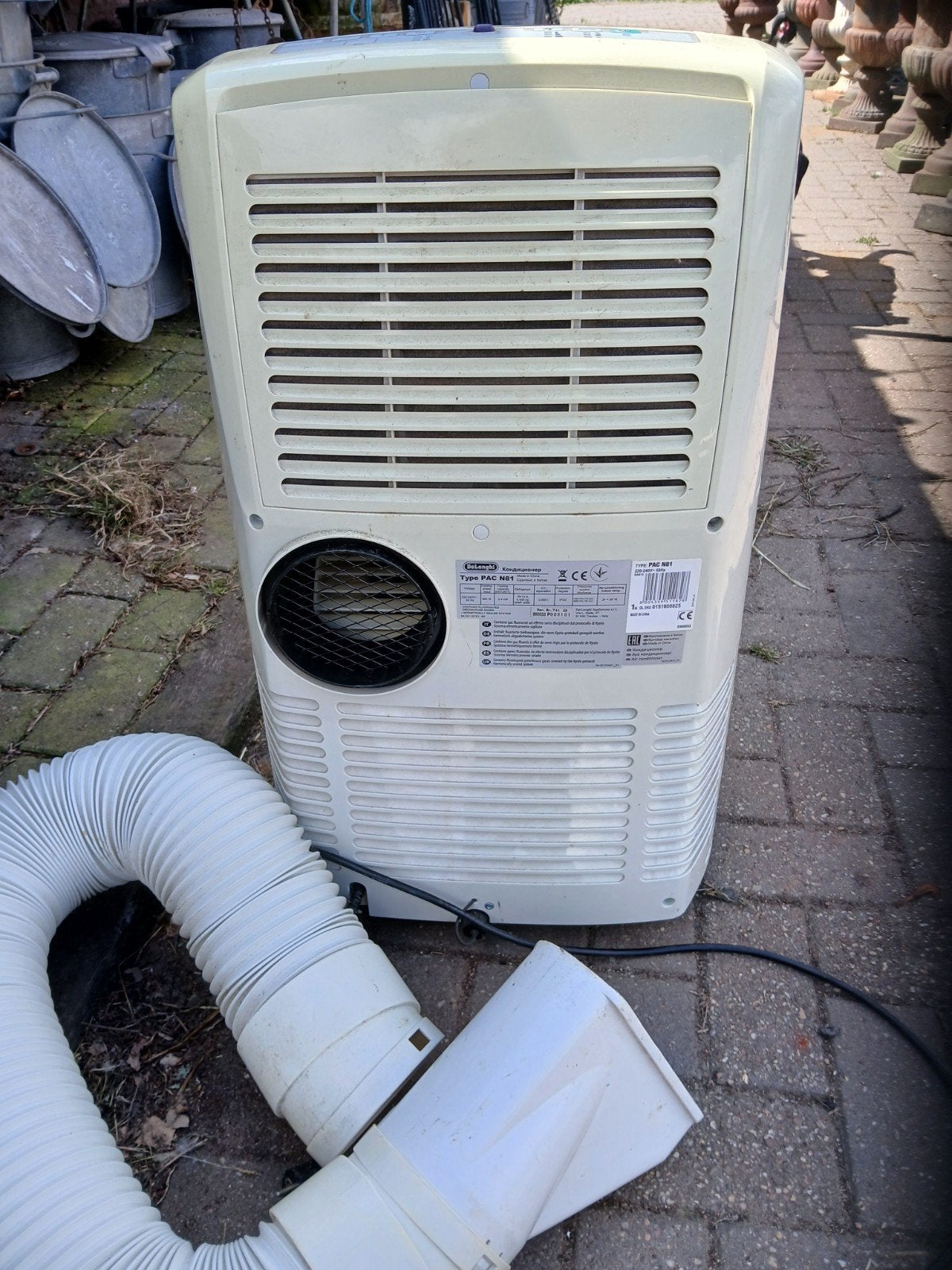 airco, Ophalen, Mobiele airco, Minder dan 60 m³, 3 snelheden of meer