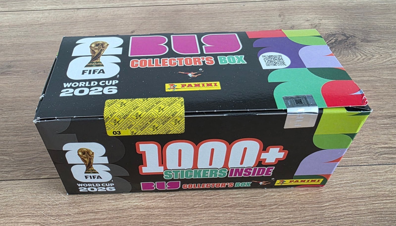 Panini WC 2026 sealed box 1001 pakjes, Verzenden, Nieuw, Buitenlandse clubs, Poster, Plaatje of Sticker