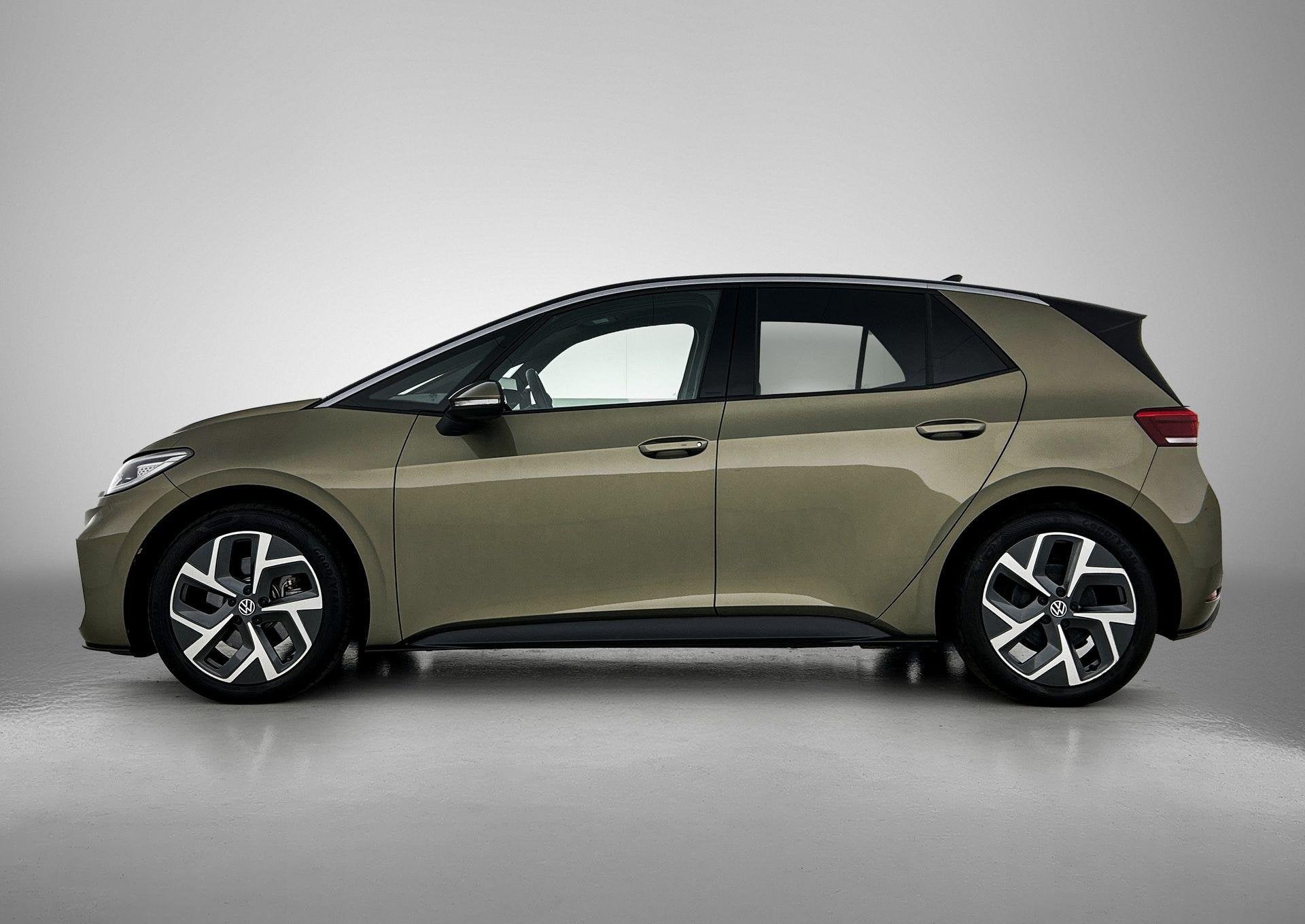 Volkswagen ID.3 Pro Business 59 kWh | SoH 91% | Olive Green, Auto's, Automaat, 12 maanden, Gebruikt, Automatische klimaatregeling
