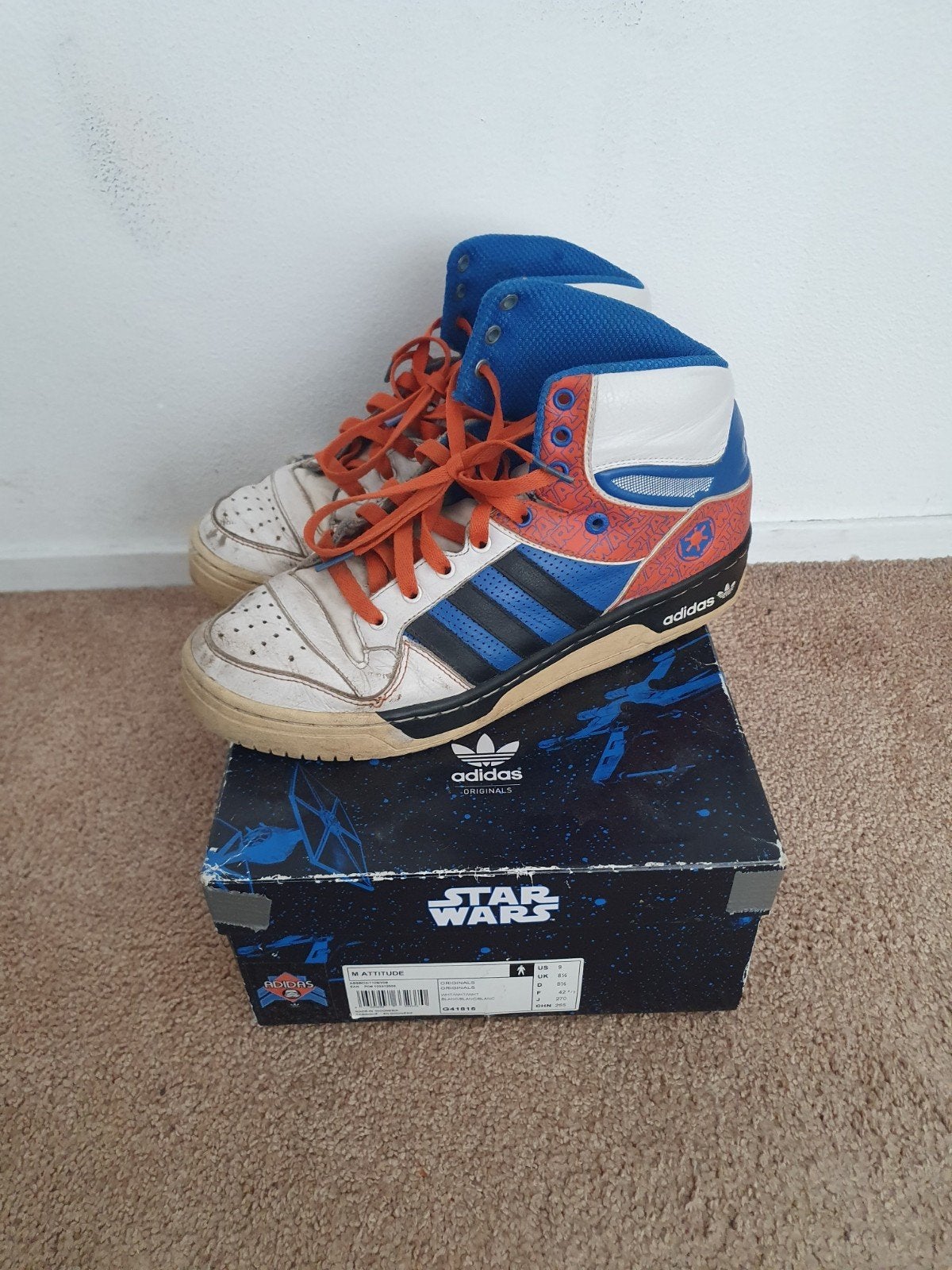 Adidas Originals Stormtrooper maat 42 2/3, Kleding | Heren, Ophalen of Verzenden, Gedragen