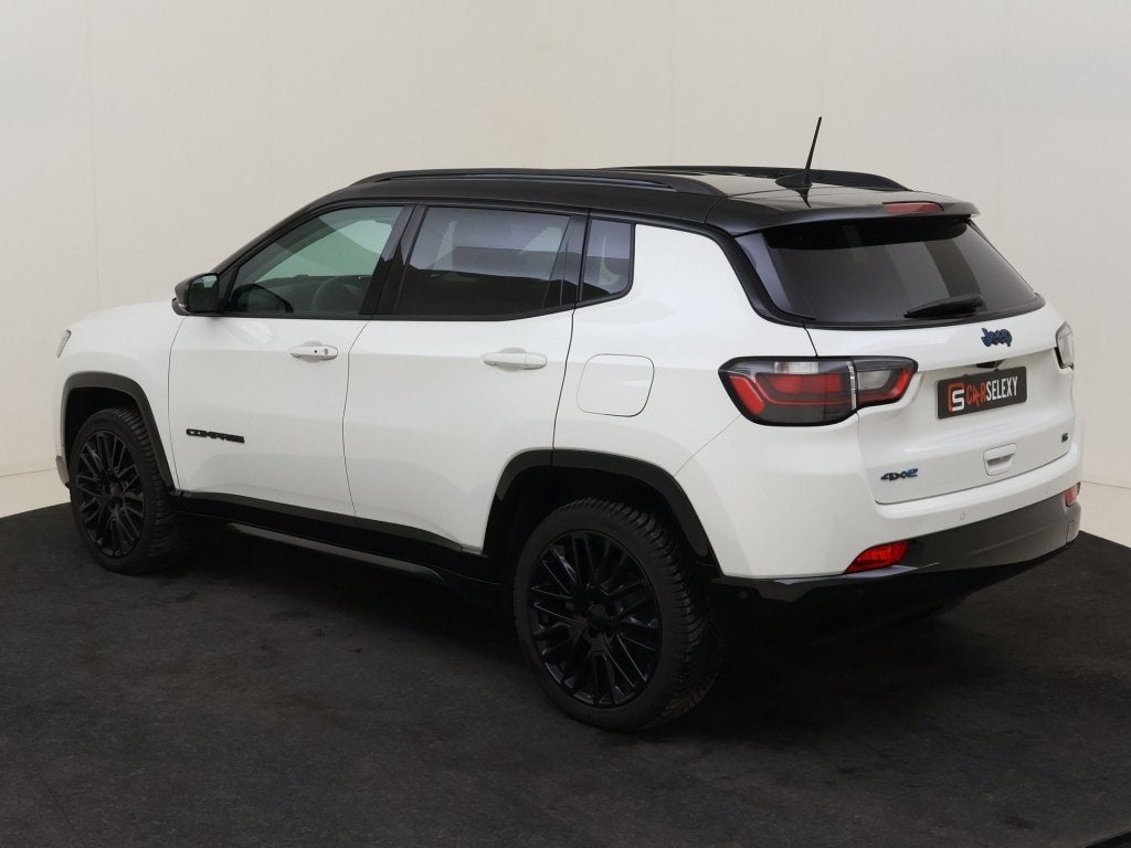 Jeep Compass 4xe 240 Plug In Hybride S Leder Stoelkoeling 36, Auto's, Jeep, Euro 6, 4 cilinders, Wit, Bedrijf