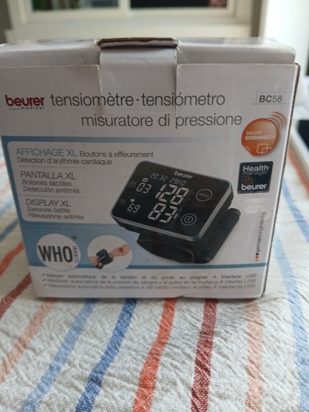 Beurer BC 58 Bloeddrukmeter Pols-zonder lader, Ophalen of Verzenden, Nieuw