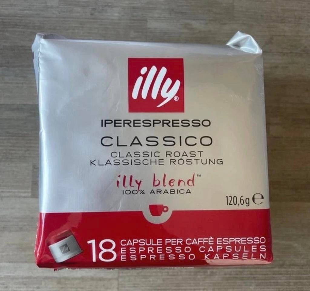 Illy Iperespresso Classico Espresso Capsules (2x18 stuks), Witgoed en Apparatuur, Koffiezetapparaten, Koffiepads en cups, Overige modellen
