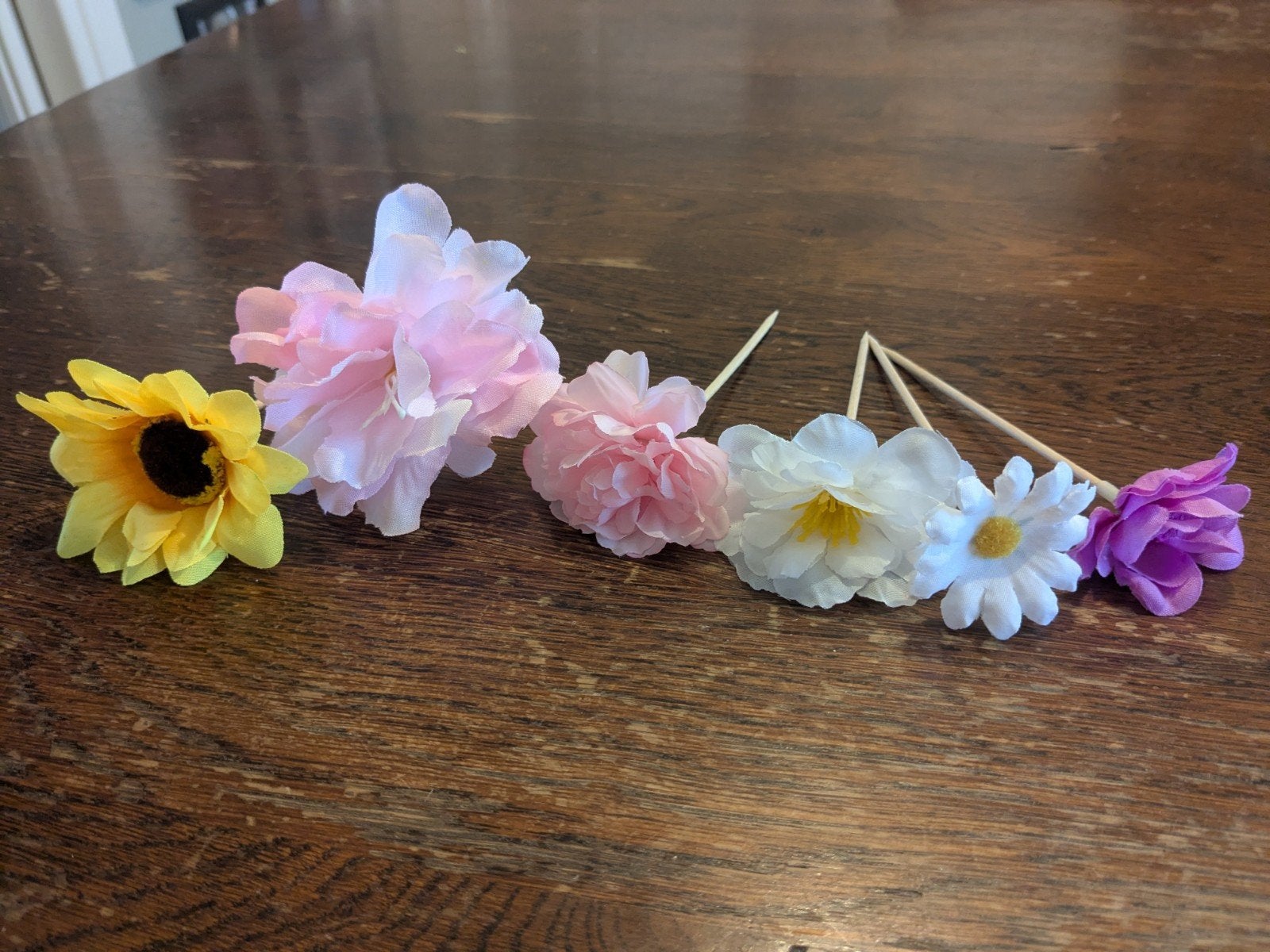 Zijde bloemen taart decoratie, Ophalen of Verzenden, Nieuw, Taarten, Versiering