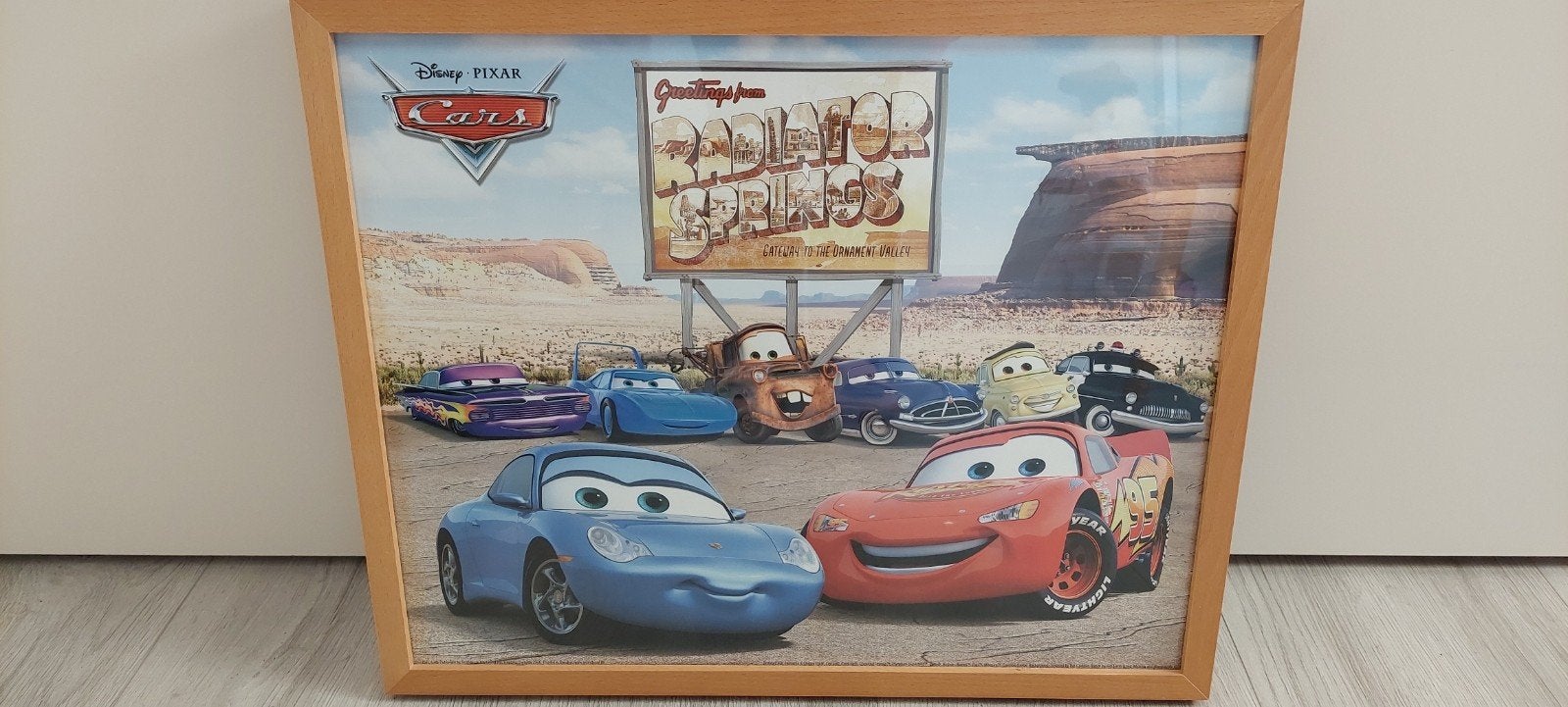 Disney pixar poster in lijst., Ophalen, Zo goed als nieuw, A1 t/m A3, Film en Tv