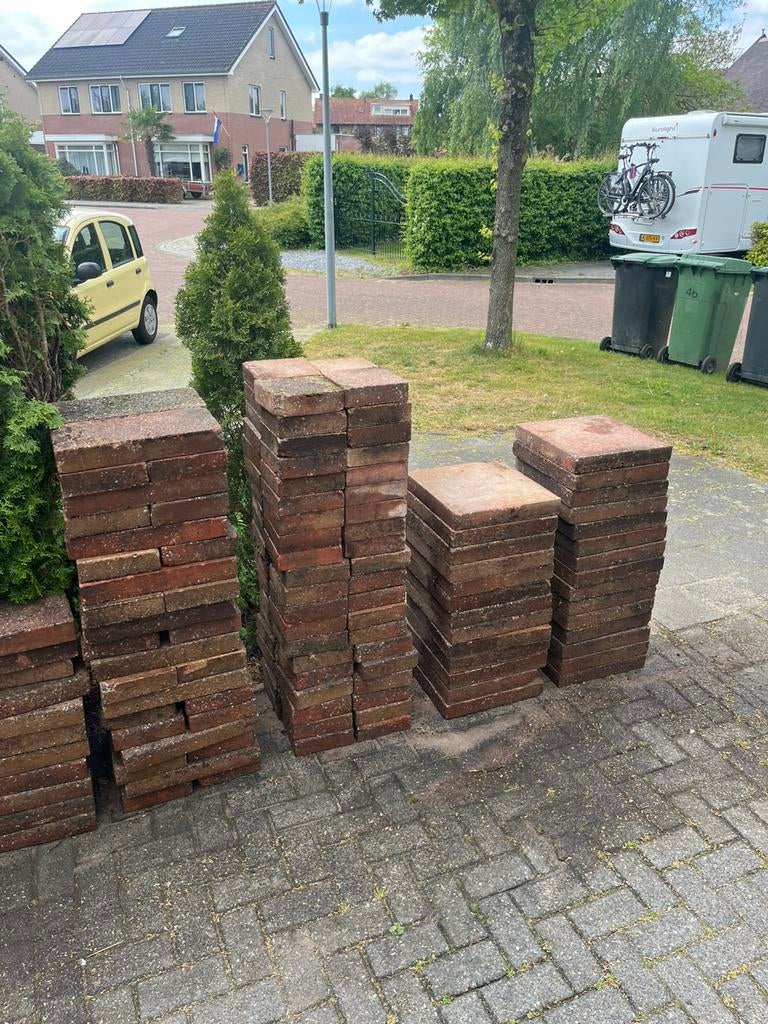 Gratis betontegels, Tuin en Terras, Ophalen, Zo goed als nieuw, Overige materialen