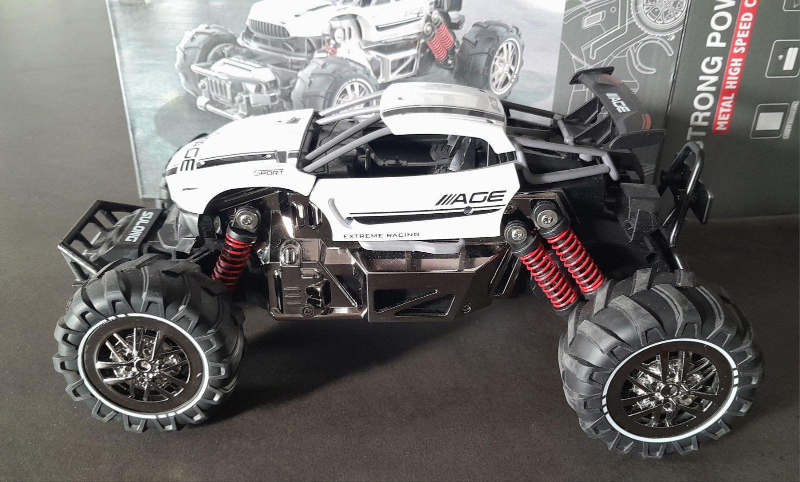 RC Auto Offroad 1:14, Auto offroad, Schaal 1:14, Zo goed als nieuw, RTR (Ready to Run)