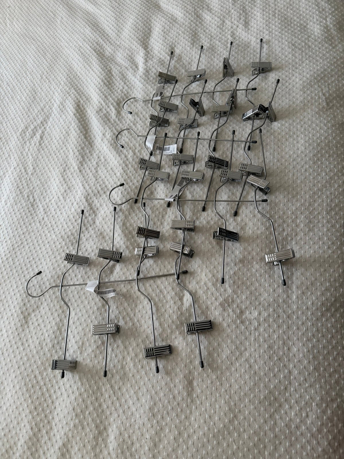 Ikea vajsing kledinghangers met klemmen - 4 stuks, Ophalen, Nieuw, Metaal, Volwassenen